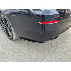 Pièces en carbone Tuning 1761 - Hecksplitter Heckansatz seitlich ABS schwarz glänzend passend für BMW 5er F10 F11