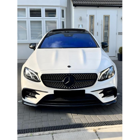 Carbonteile Tuning 2687 - Frontlippe Lippe Schwert ABS Glanz Schwarz passend für Mercedes-Benz E-Klasse W213 / S213 mit AMG-Line