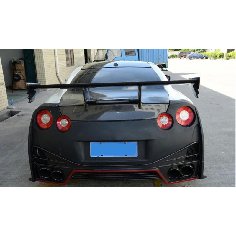 Carbonteile Tuning 2392 - Heckflügel Race V2 Vollcarbon passend für Nissan GTR R35 2008-2016