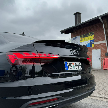 Carbonteile Tuning 2683 - Heckspoiler Lippe Spoiler ABS Glanz Schwarz passend für Audi A4 S4 RS4 B9