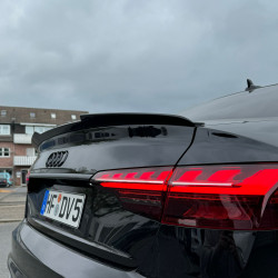 Carbonteile Tuning 2683 - Heckspoiler Lippe Spoiler ABS Glanz Schwarz passend für Audi A4 S4 RS4 B9
