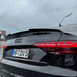 Carbonparts Tuning 2683 - Heckspoiler Lippe Spoiler ABS Glanz Schwarz passend für Audi A4 S4 RS4 B9
