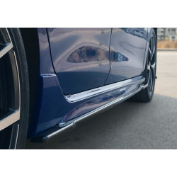 Carbonparts Tuning 2806 - Seitenschweller Ansatz Side Skirt Extension ABS Glanz passend für Volkswagen VW Golf Mk 8 nicht GTI
