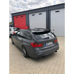 Carbonteile Tuning Heckspoiler Spoiler Lippe Ansatz ABS Glanz Schwarz für BMW 3er F31 Touring - 2811