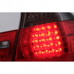 Carbonteile Tuning LED Rückleuchten für BMW 3er E46 LCI Limousine 4 Türen 01–05 Roter Rauch