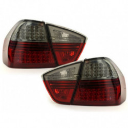 Carbonparts Tuning LED Rückleuchten für BMW 3er E90 03.2005-08.2008 Limousine Roter Rauch Taillights
