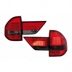 Carbonteile Tuning LED Rückleuchten passend für BMW X3 E83 Roter Rauch
