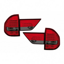 Carbonteile Tuning LED Rückleuchten passend für BMW X3 E83 Roter Rauch