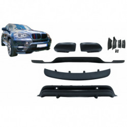 Carbonteile Tuning Bodykit Komplettset aus ABS Schwarz für BMW X5 E70 LCI Facelift (2011-2014)