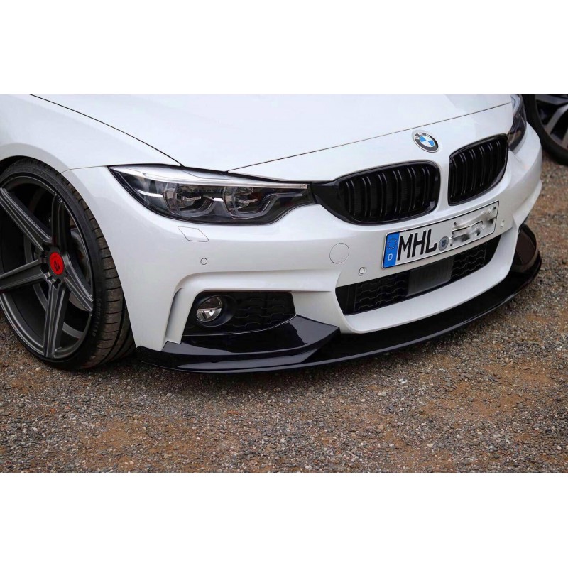 Pièces en carbone Tuning 1289 - Frontlippe Performance schwarz glanz passend für BMW 4er F32 F33 F36