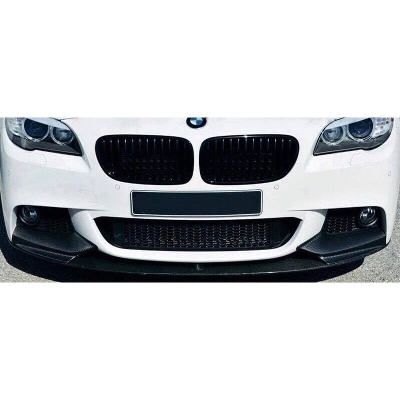 Carbonteile Tuning 1056 - Frontlippe Lippe Frontspoiler Schwert V2 Carbon passend für BMW 5er F10 F11